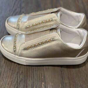 Karl Lagerfeld Paris "Crissie" Leather Sneakers NWOT